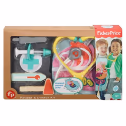 Fisher-Price Patient and Doctor Kit GGT61 Pretend Doctor Play Set