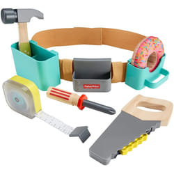 Fisher-Price GGT60 DIY Tool Belt, 6-Piece Pretend Play Set, Multicoloured