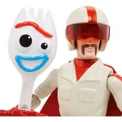 Disney Pixar Toy Story 4 Storytelling 2-Pack with 3' Tall Forky and 5.9' Tall Duke Caboom Posable Figures?