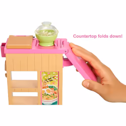 Barbie GHK44 Noodle Maker Doll and Playset