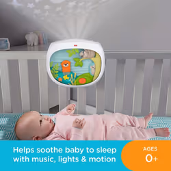 Fisher-Price Settle & Sleep Projection Soother Music & Light New Baby
