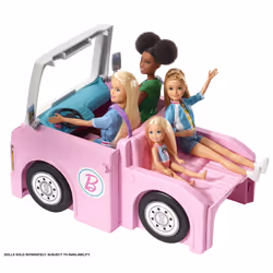 Barbie Dreamhouse Adventures 3-in-1 DreamCamper Vehicle and Accessories