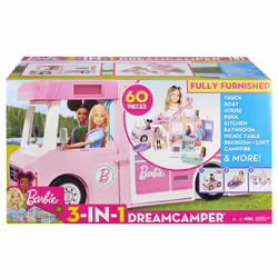 Barbie Dreamhouse Adventures 3-in-1 DreamCamper Vehicle and Accessories - Additional view 6