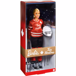 Tim Hortons Barbie Doll (12-inch Curvy) Collectible Barbie Doll Wearin