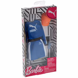 Barbie GHX82 Clothes: Puma Branded Outfit for Doll with 2 Accessories, Multi