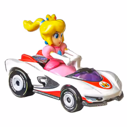 Hot Wheels Mario Kart MarioKart Peach P-Wing Vehicle