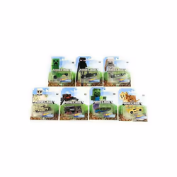 Hot Wheels 2020 1:64 Gaming Characters Cars Minecraft Complete Set of 7
