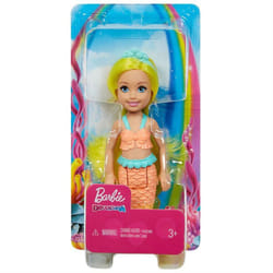 Barbie Dreamtopia Chelsea Mermaid Doll 6.5-Inch New With Yellow Hair And Tail