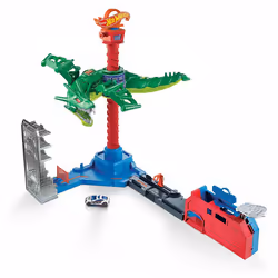 Hot Wheels City Air Attack Dragon, Play Set, Car & city, 5 yr(s), AA, Multicolour