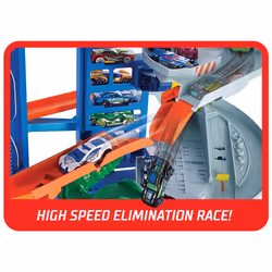 Hot Wheels City HW Ultimate Garage Playset with 2 Toy Cars & Robo-Dinosaur - Additional view 5