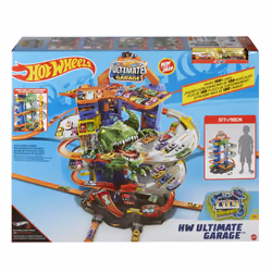 Hot Wheels City HW Ultimate Garage Playset with 2 Toy Cars & Robo-Dinosaur - Additional view 7