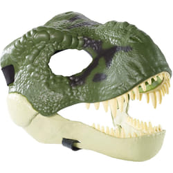 Jurassic World Movie-inspired Dinosaur Mask with Opening Jaw  Realistic Texture and Color  Eye and Nose Openings and Secure Strap; Ages 4 and Up