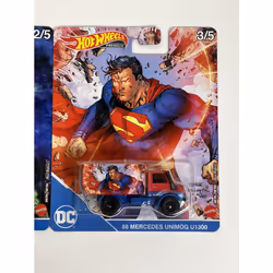 DC Hot Wheels 2 Car Set 1:64 Scale Real Riders DLB45