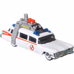 Hot Wheels Real Riders Ghostbusters Classic ECTO-1 Die-Cast Vehicle 1:64 Scale
