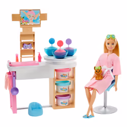 Barbie Face Mask Spa Day Playset - Additional view 4