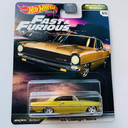 Hot Wheels Premium 2020 Motor City Muscle F&F  Gold '66 Chevy Nova