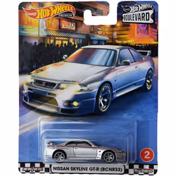 Hot Wheels Boulevard Nissan Skyline GT R (BCNR33) Silver