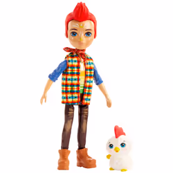 Enchantimals Redward Rooster Doll & Cluck Figure, Fashion doll, Male, 4 yr(s), Girl, 152 mm, Multicolour