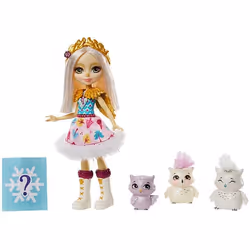 Enchantimals Odele Owl Puppe, Fashion doll, Female, 4 yr(s), Girl, Multicolour