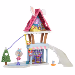 Enchantimals Hoppin' Ski Chalet With Bevy Bunny & Jump Dolls