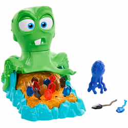 Mattel Games Inkys Fortune Kids Game with Octopus  Gems and Ink Blob  Gift for Children 5 Years Old & Up [Amazon Exclusive]
