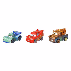 Disney Pixar Cars Disney and Pixar Cars Mini Racers 3-Pack, Set of 3 Toy Vehicles from the Franchise (Styles May Vary) - Additional view 2