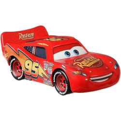 Disney Pixar Cars Disney and Pixar Cars Lightning McQueen with Rusteze Sign