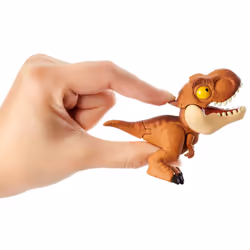 Mattel Jurassic World Snap Squad Dinosaur Toys  Small Dino Figures with Opening Clip-On Jaws  Portable Collectibles