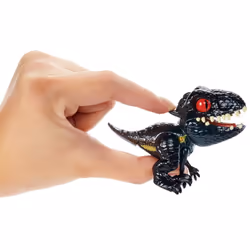 Mattel Jurassic World Snap Squad Dinosaur Toys  Small Dino Figures with Opening Clip-On Jaws  Portable Collectibles