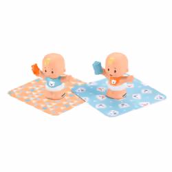 Little People Snuggle Twin Figures - Bear Twins