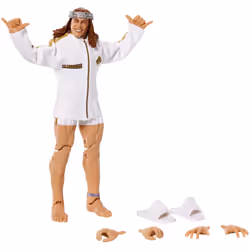 WWE Matt Riddle Elite Series #78 Deluxe Action Figure with Realistic Facial Detailing Iconic Ring Gear & Accessories