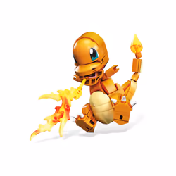 MEGA Pokémon Build & Show Charmander toy building set, 4 inches tall,, Building figure, 7 yr(s), Orange