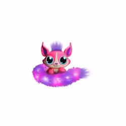 Mattel GLL06 Lil' Gleemerz Adorbrite Interactive Toy Pink with Lights and Sounds for Kids +5 Years, Multicoloured