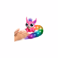 Mattel GLL06 Lil' Gleemerz Adorbrite Interactive Toy Pink with Lights and Sounds for Kids +5 Years, Multicoloured