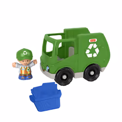 Fisher-Price Little People Recycle Truck, Truck, 1 yr(s), Plastic, Green