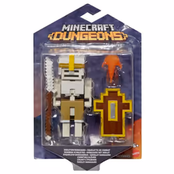 Mattel Minecraft Dungeons 3.25-in Collectible Battle Figure and Accessories  Based on Video Game  Imaginative Story Play Gift for Boys and Girls Age 6