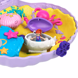 Polly Pocket Tiny Power Seashell Purse Playset