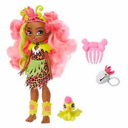 Enchantimals Cave Club Fernessa, Fashion doll, Female, 4 yr(s), 254 mm, Multicolour