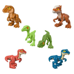 Fisher-Price Imaginext Jurassic World Dinosaur Toys  Hatchlings 6-Piece Figure Set for Pretend Play Preschool Kids Ages 3+ Years