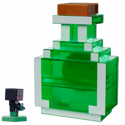 Mattel Minecraft Carry Along Potion Plus Exclusive Mini Figure  Carrying Case for Mini Figures  Based on Minecraft Video Game  Toys for Kids Age 6 and