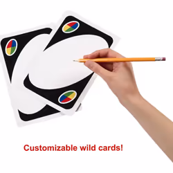 Mattel Games Giant UNO Card Game for Kids, Adults & Family Night, Ove