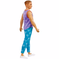 Barbie Ken Fashionistas Doll #165 with Sculpted Brown Hair Wearing Pur