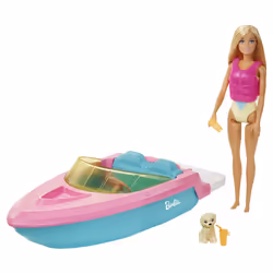 Barbie Doll and Boat