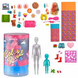 Barbie Color Reveal Slumber Party Fun Set