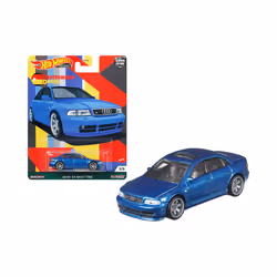 Audi S4 Quattro with Sunroof Blue Metallic Deutschland Design Series Diecast Model Car by Hot Wheels