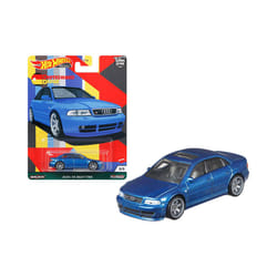 Audi S4 Quattro with Sunroof Blue Metallic Deutschland Design Series Diecast Model Car by Hot Wheels