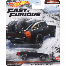 Hot Wheels Fast & Furious Collection of 1:64 Scale Vehicles from The Fast Film Franchise  Modern & Classic Cars  Great Gift f ...