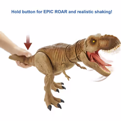 Mattel Jurassic World Epic Roarin Tyrannosaurus T Rex Large Action Fig