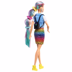 Barbie Totally Hair Leopard Rainbow Hair Doll