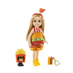 Barbie Chelsea DOLL, Fashion doll, 3 yr(s), Boy/Girl, 139 mm, Multicolour